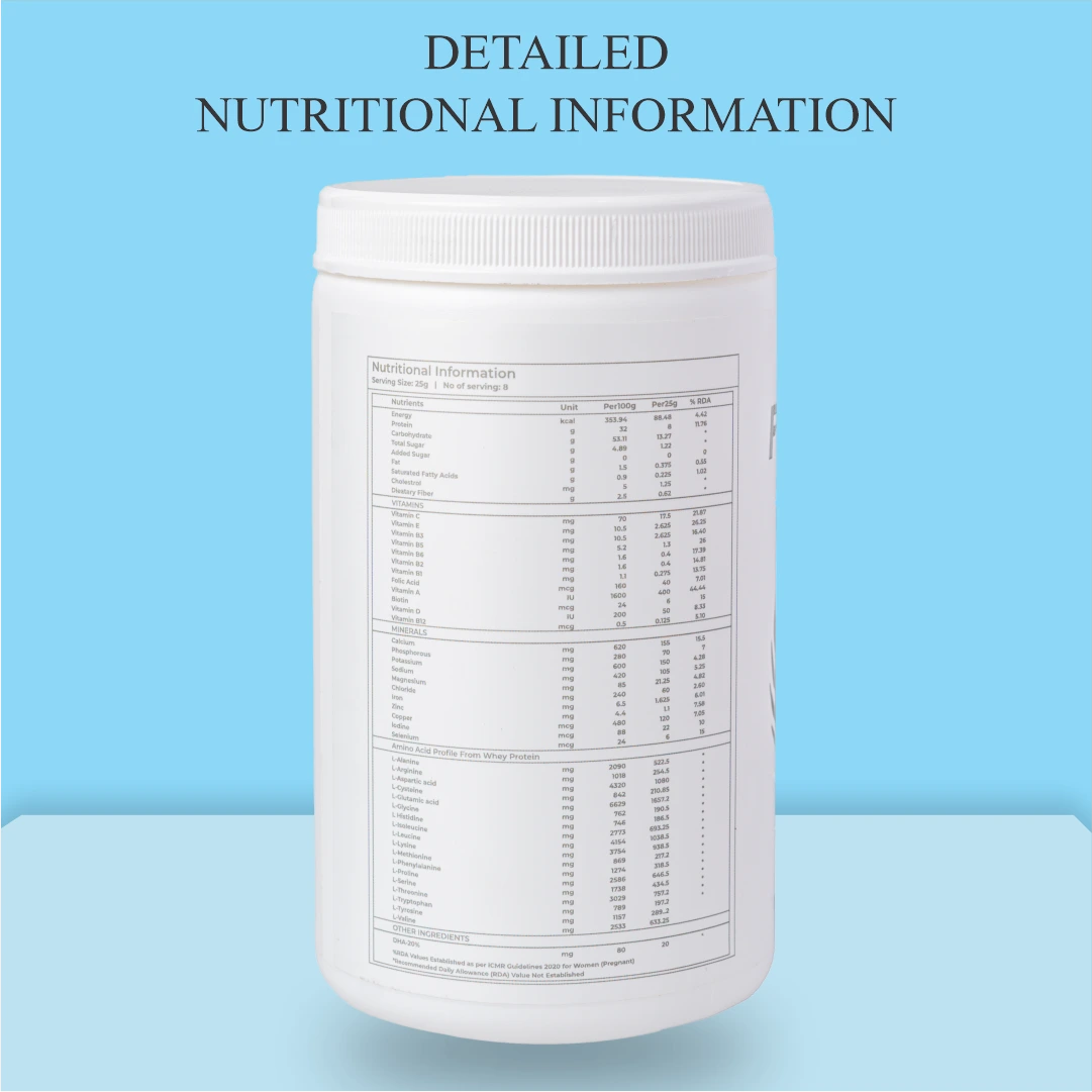 NuMama FemWhey Protein Powder for Women | 100% Whey protein | Zero Added Sugar | 22+ Vitamins and Minerals | 200g